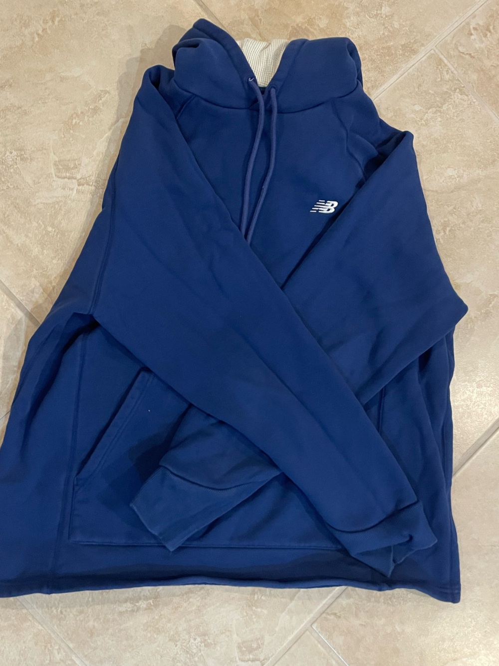 New Balance Navy Blue Pullover Hoodie